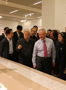 「含弘光大——章祖安书法展」在中国国家博物馆开幕