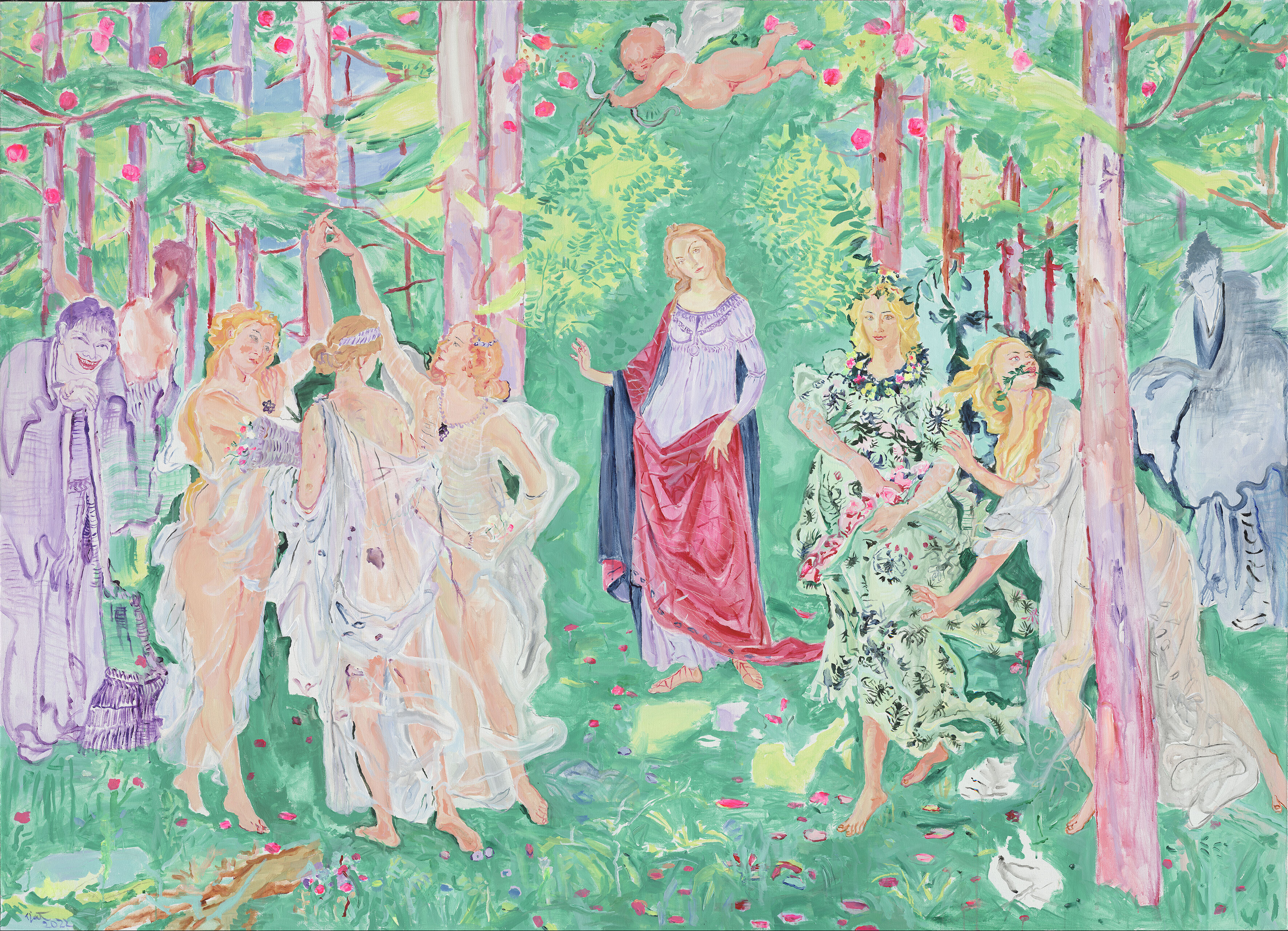 《14世纪一次花神聚会》
