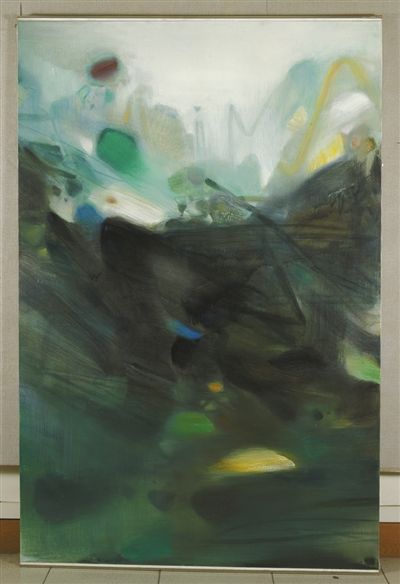 朱德群作品左手学术，右手市场