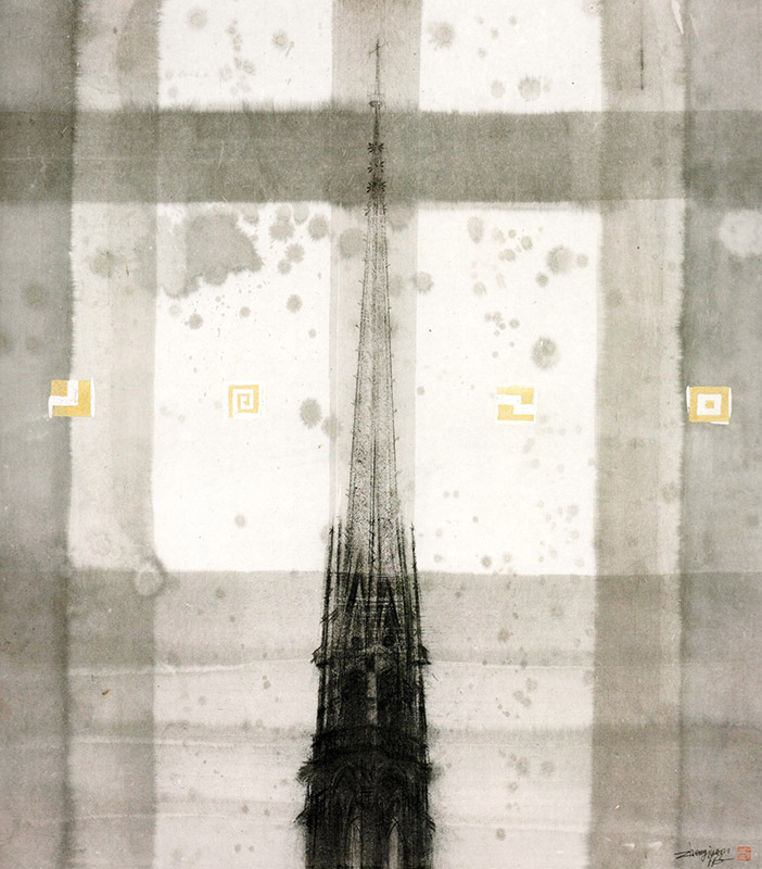 《巴黎圣母院的尖塔》