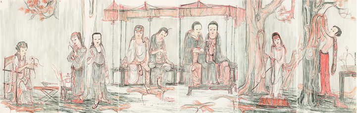 莲台上