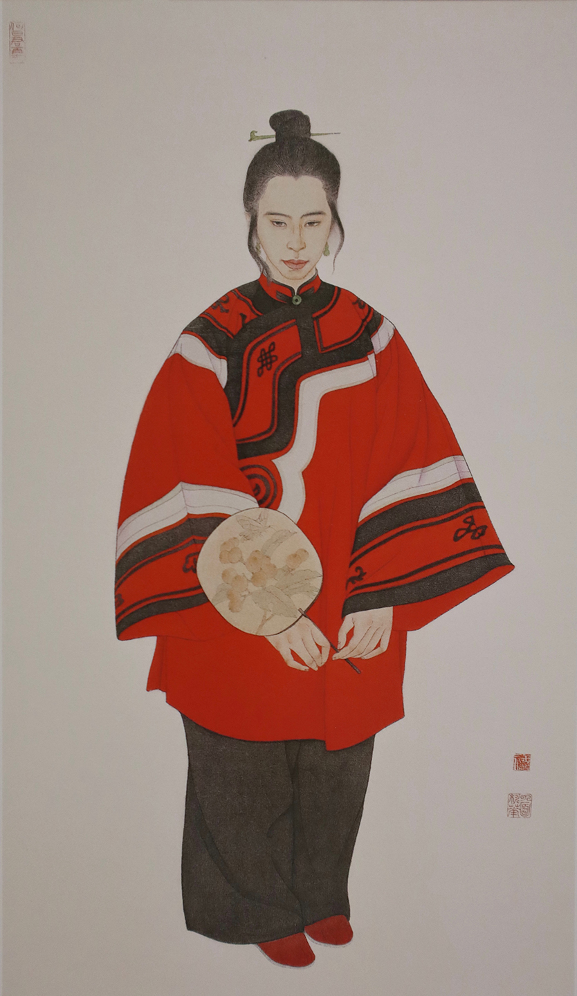 《重彩人物写生》