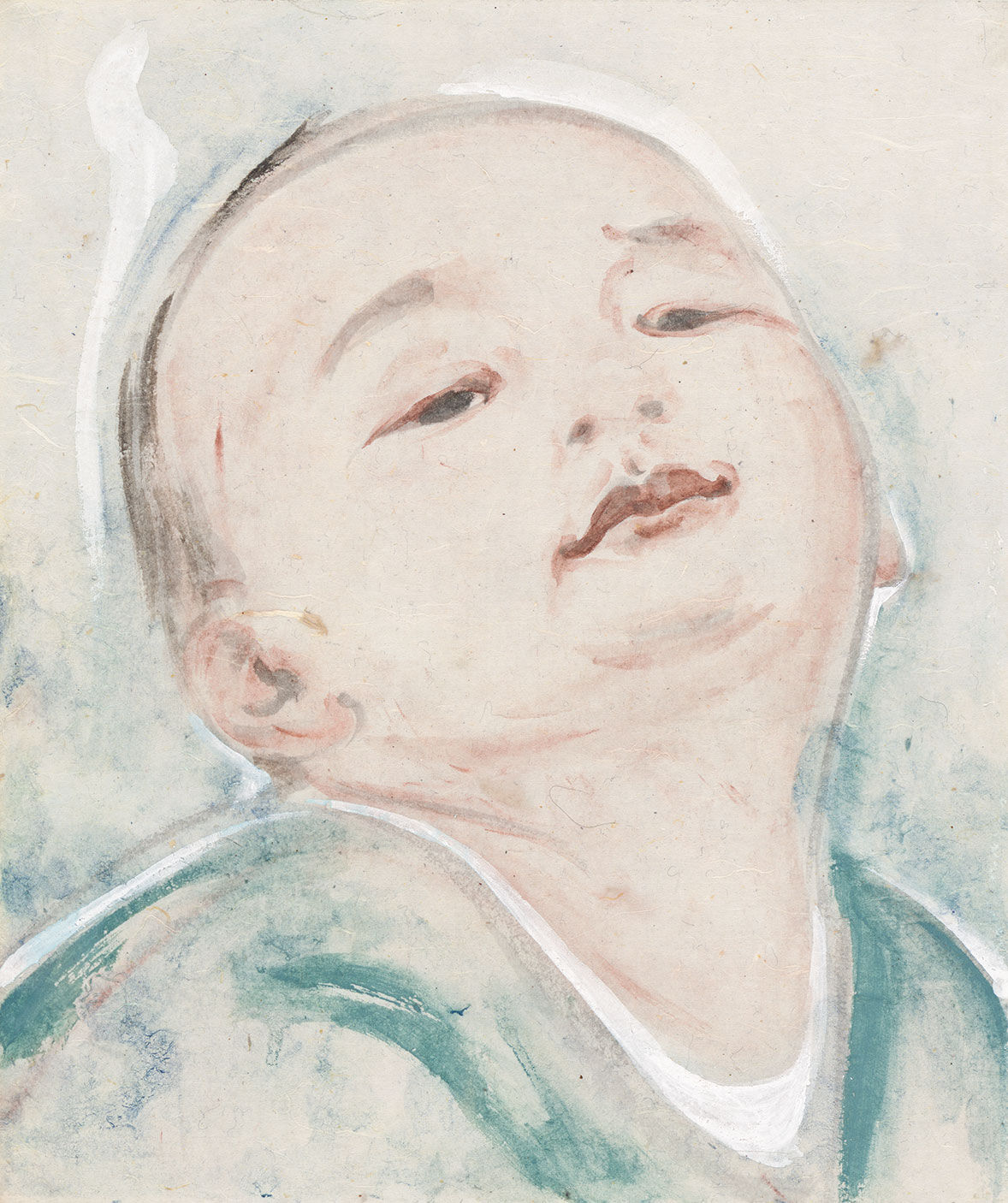 抬头的宝宝
