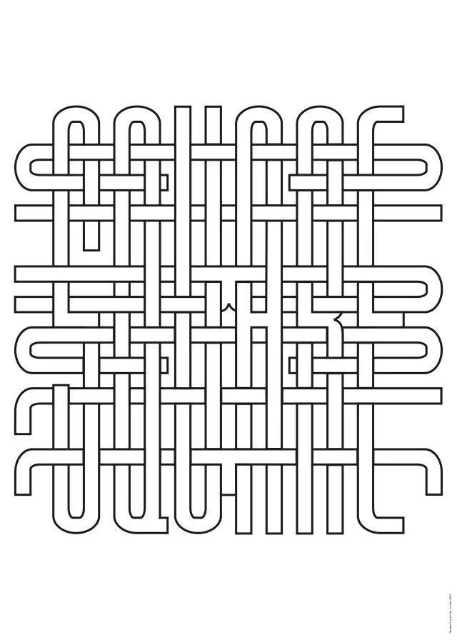 字体设计-SQUARE-CILCLE
