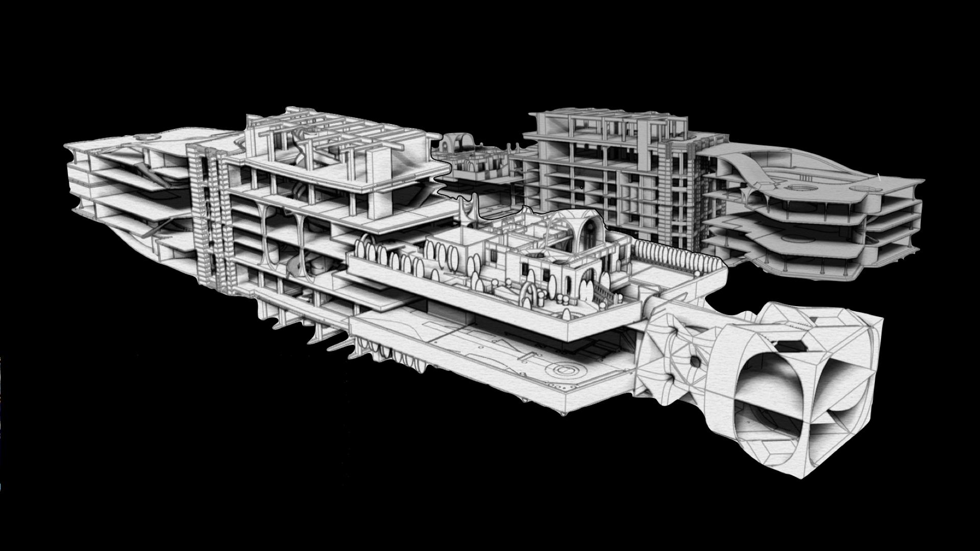 再生园治计划—飞行建筑