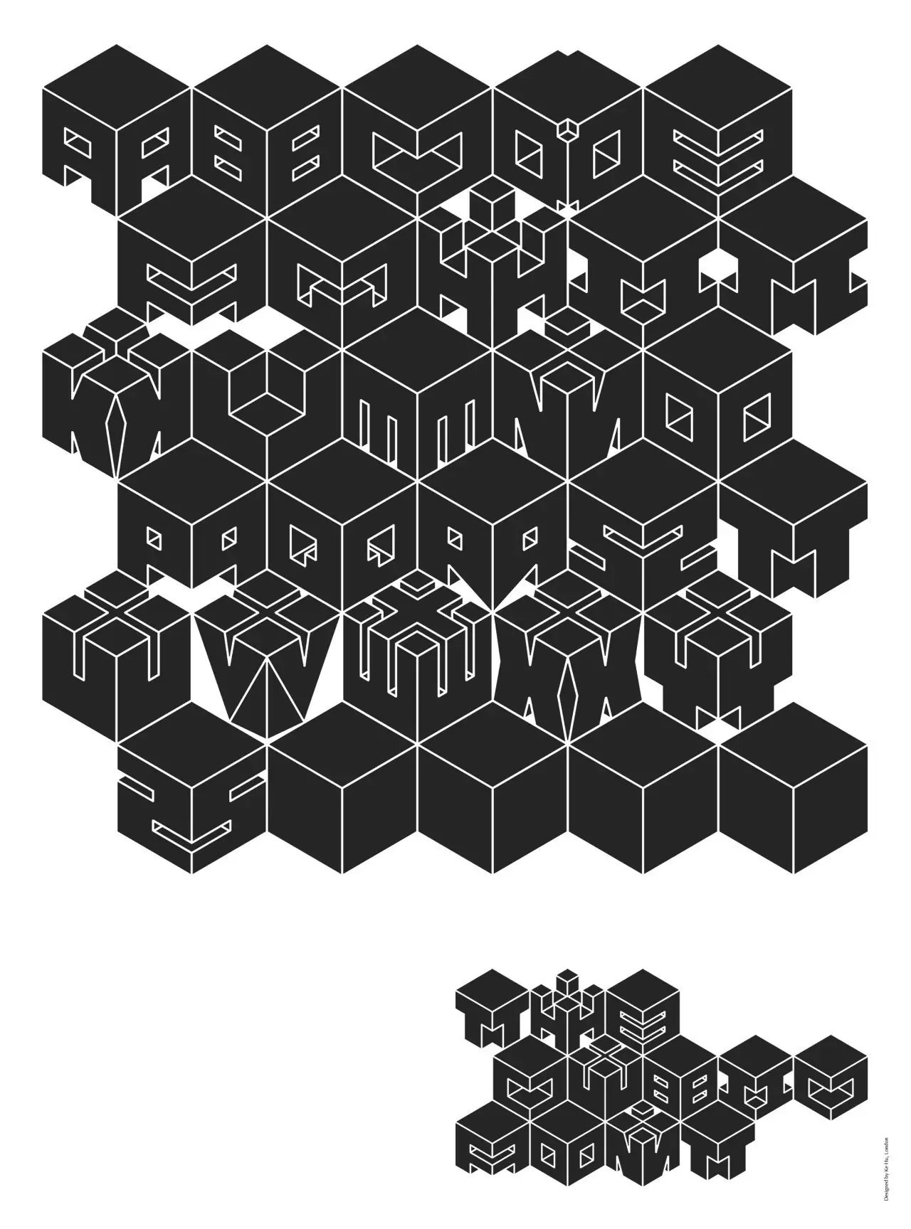 字体设计-Cube Font立方字体