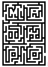 字体设计-MAZE TYPO