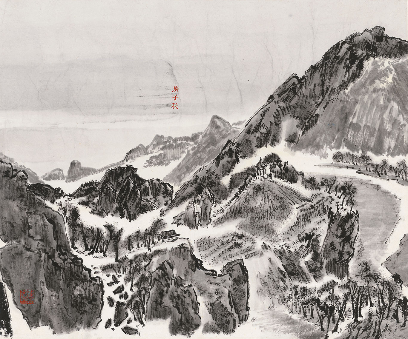 雁云抚岫