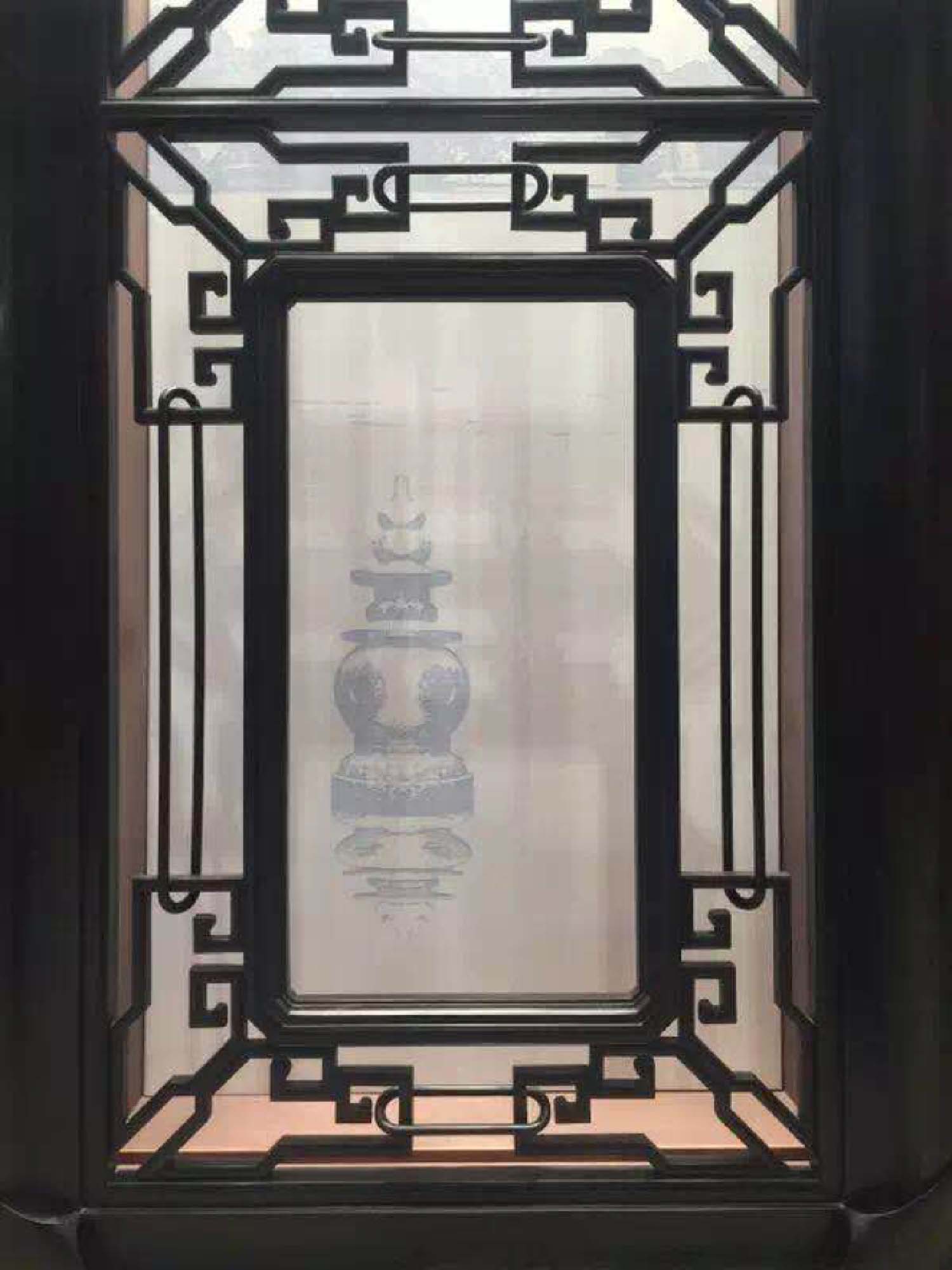 17，公共艺术、G20主会场绘画装置，水墨热转印丝绸上，600cmx1220cm,52件，