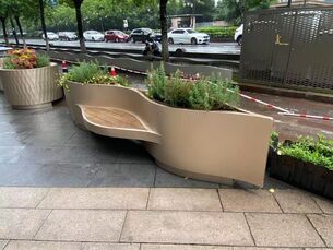 杭州十字金街城市家具设计 