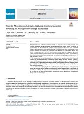Trust in Al-augmented design Applying structural equation modeling to Al-augmented desi...