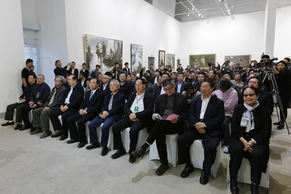 “岁月履痕 报效桑梓”——肖峰、宋韧艺术展在扬州开幕