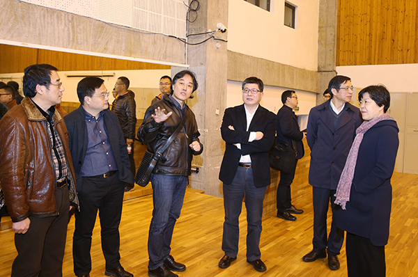 副省长成岳冲一行莅临我院考察第十三届全国学运会筹备情况
