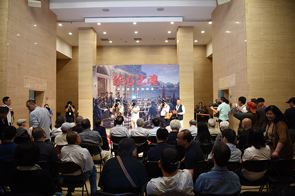 献礼建军90周年,「绘心艺魂——黎冰鸿艺术回顾展」在中国美术馆开幕