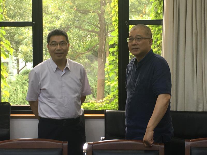 民盟浙江省委会副主委罗卫东一行来我校走访调研