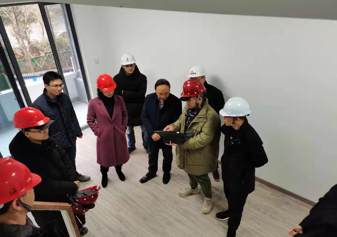 校领导赴学校建设工地调研指导